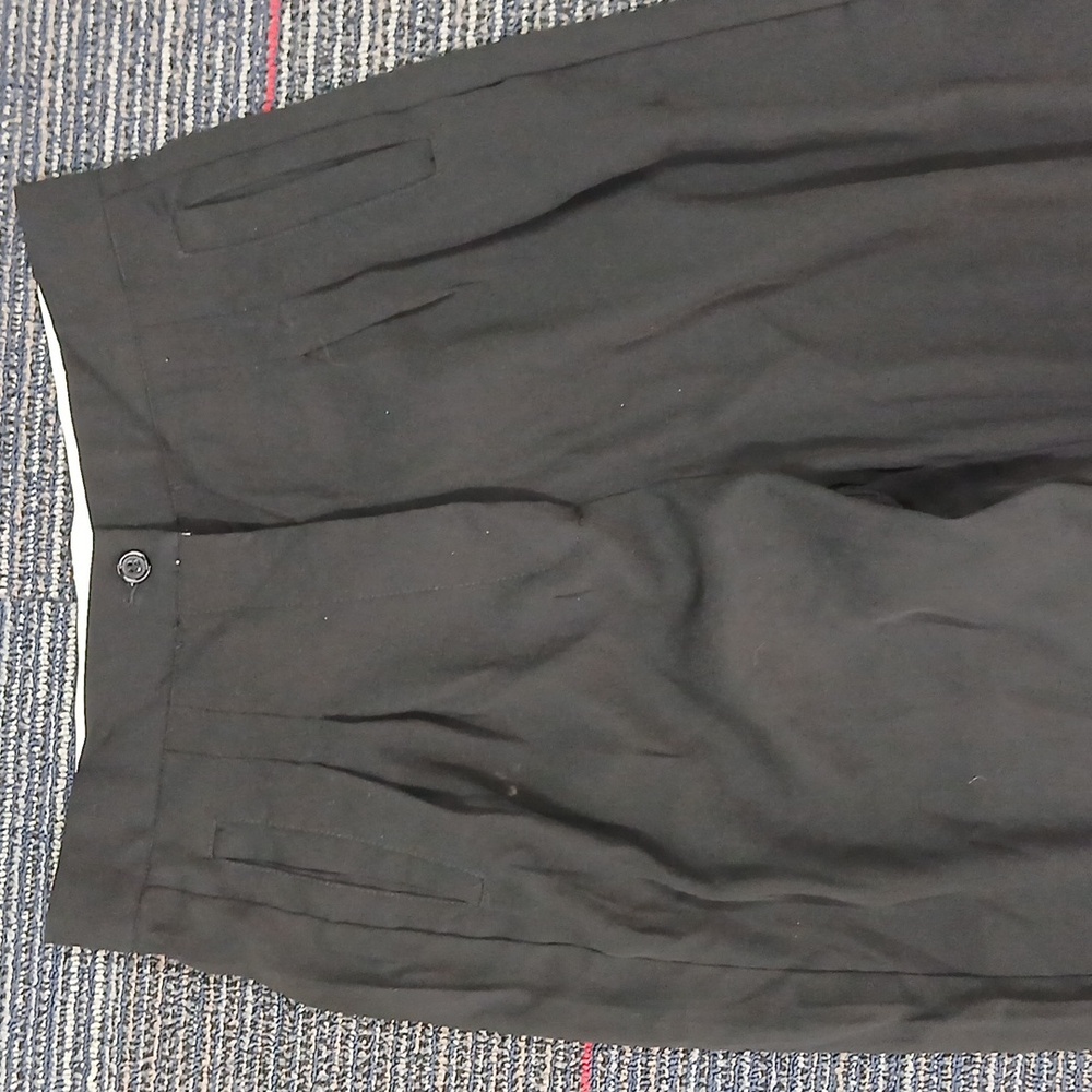 Fashion Nova Classic Black Straight Leg Pants Size Lg - Picture 5 of 7